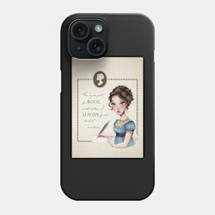Jane Austen Portrait Phone Case