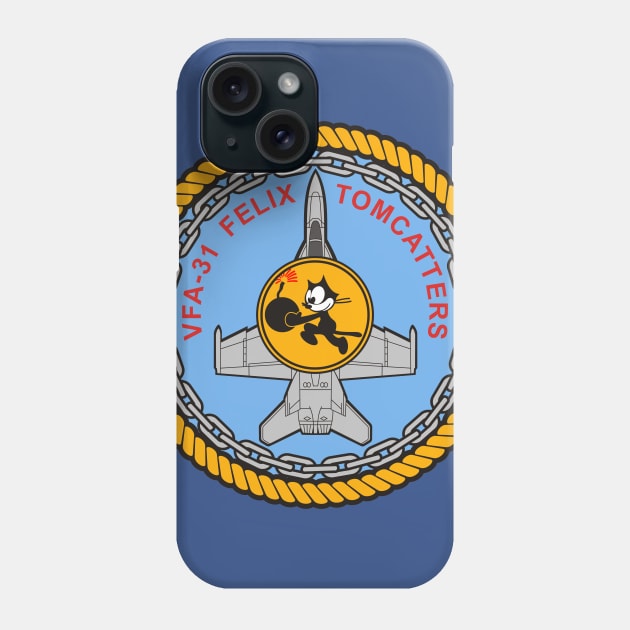 VFA-31 Tomcatters - F/A-18 Phone Case by MBK