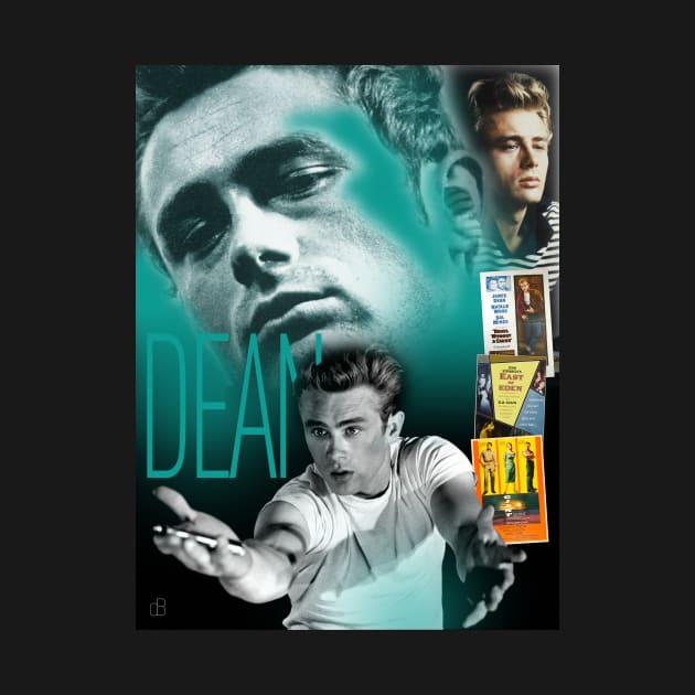 James Dean Collage Portrait by Dez53