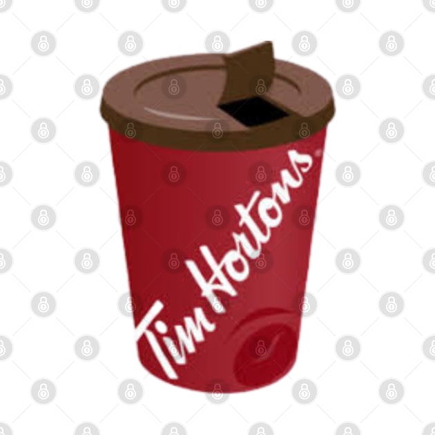 Tims Coffee Cup by stickersbyjori