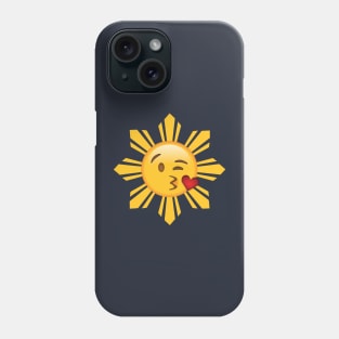 Pinoy Sun Blow Kiss Emoji Heart Wink Phone Case