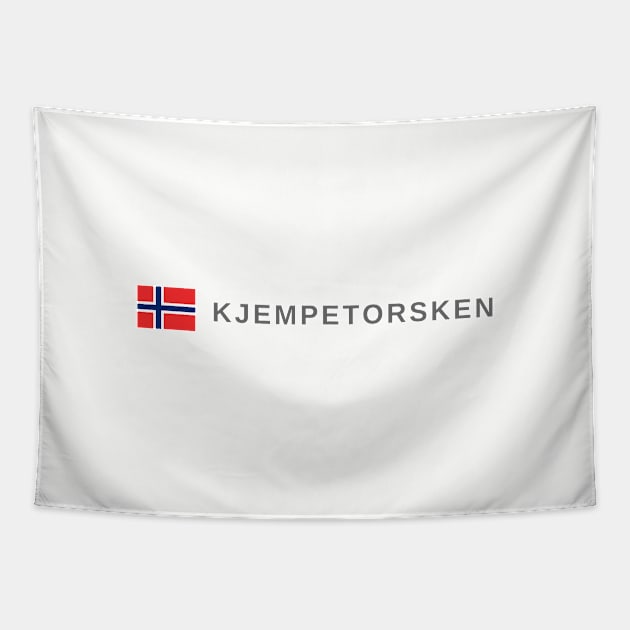 Kjempetorsken Norway Tapestry by tshirtsnorway