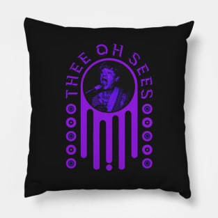 thee oh sees purple dwyer Pillow