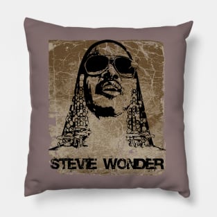 Vintage Stevie Wonder Pillow