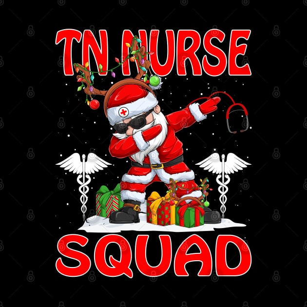 Christmas Tn Nurse Squad Reindeer Pajama Dabing Santa by intelus