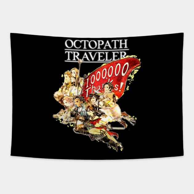 Octopath Traveler Tapestry by howwnight