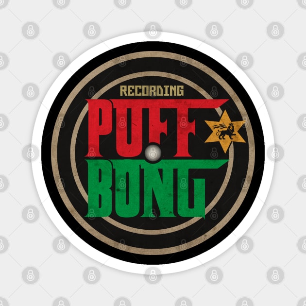 Puff Bong Records Magnet by CTShirts