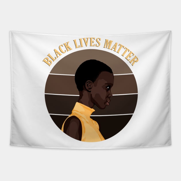 Black Lives Matter 2 by Mrs Green Tapestry by Mrs Green