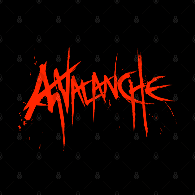 Avalanche (Red Text) by forgottenart