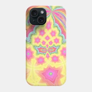 Pink Floral Tie Dye Psychedelic Phone Case