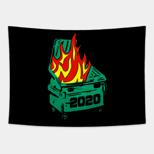 2020 Dumpster Fire Tapestry