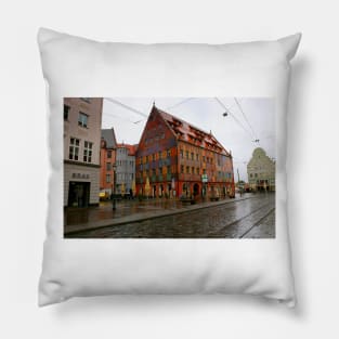 The Weberhaus in Augsburg Pillow