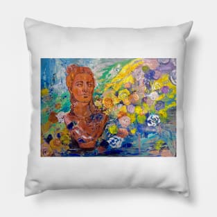 Expressionist Bust Pillow