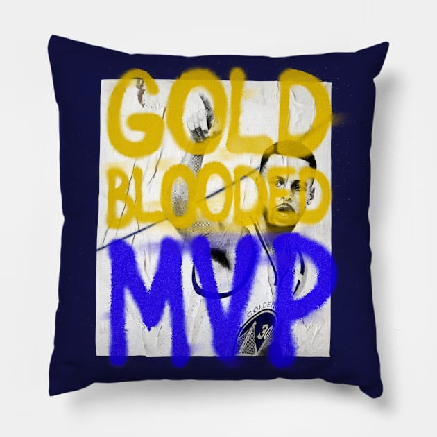 Steph Golden MVP Pillow by Aefe