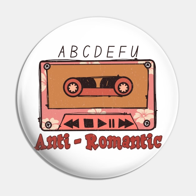 ABCDEFU Anti Romantic Pin by MZeeDesigns