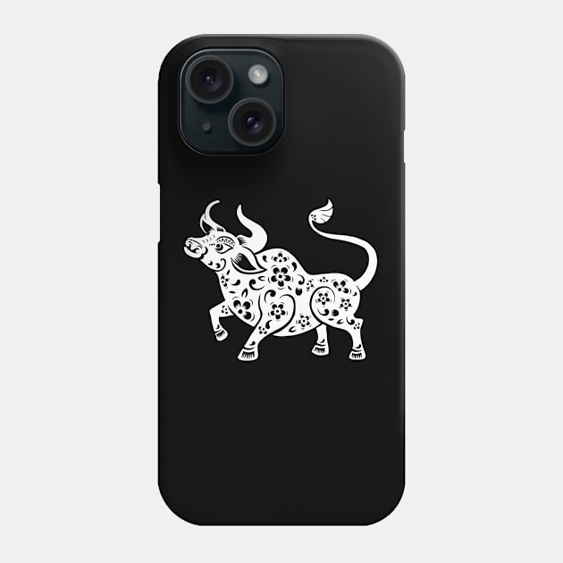 Chinese New Year – Year of the Ox Phone Case by valentinahramov