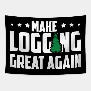 Make Logging Great Again Tapestry