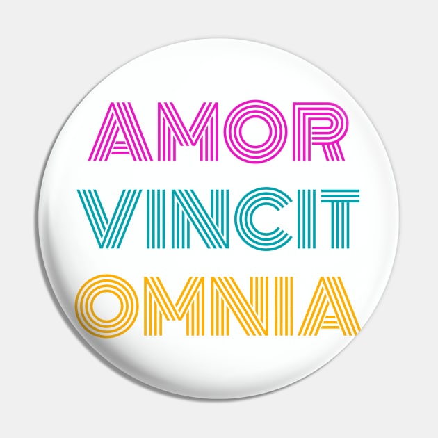 Amor Vincit Omnia - Love Conquers All Pin by Apropos of Light