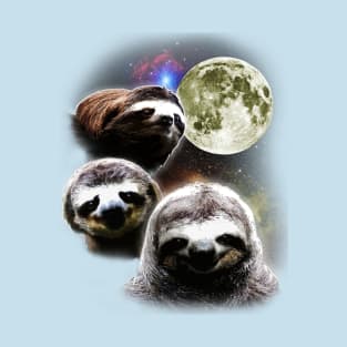 Funny Space Sloths T-Shirt