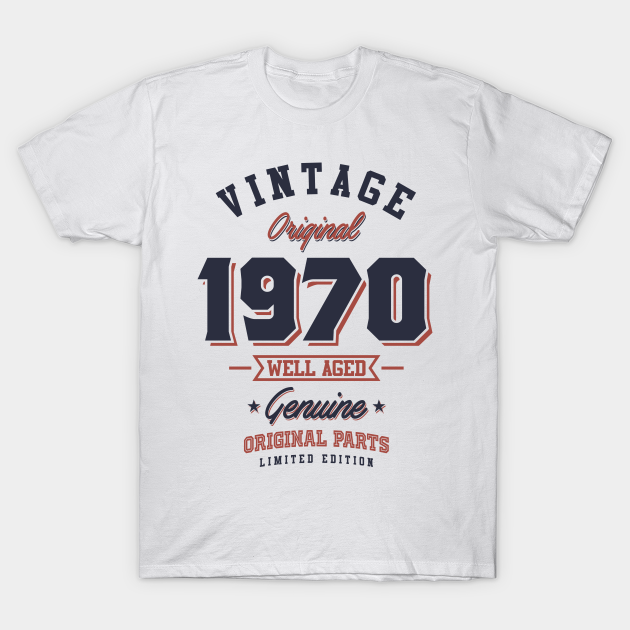 Toevlucht Konijn Infrarood Vintage 1970 Born in 1970 Retro Birthday Gift - Since 1970 - T-Shirt |  TeePublic