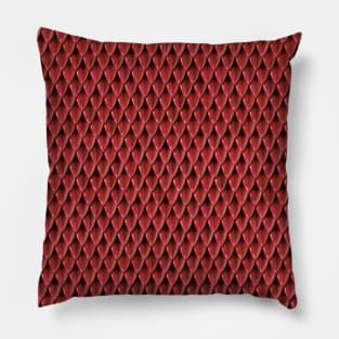 Scales of the Red Dragon Pillow