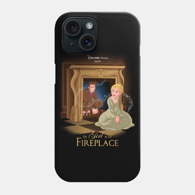 The Girl In The Fireplace Phone Case by saqman