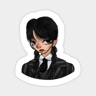 Wednesday Addams Netflix Magnet