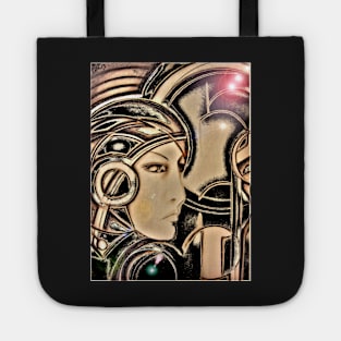 art deco sci fi ,Jacqueline Mcculloch Tote