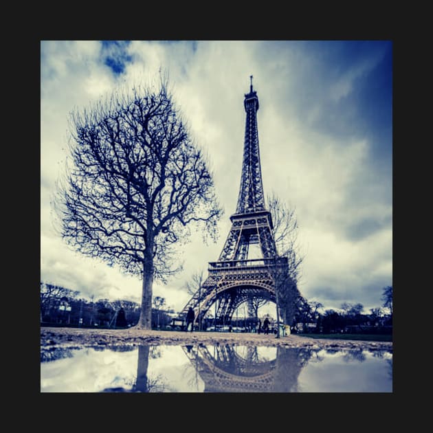 Eiffel Tower And The Tree by Nature-Arts