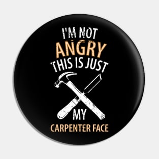 Wood Carpenter Joiner Woodcutter Craftsman Pin