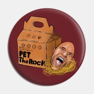 Pet “The Rock” Pin