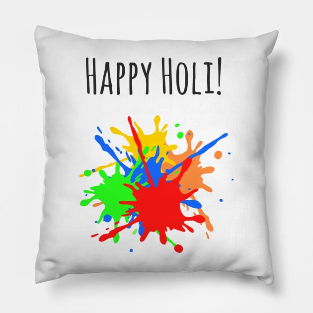 Holi Pillow by faiiryliite