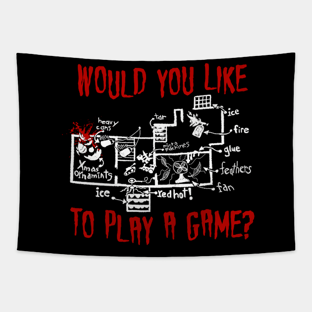 Would you like to play a game? Tapestry by NinthStreetShirts