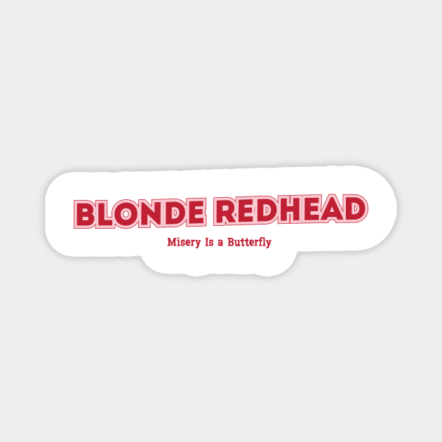 Blonde Redhead Magnet by PowelCastStudio