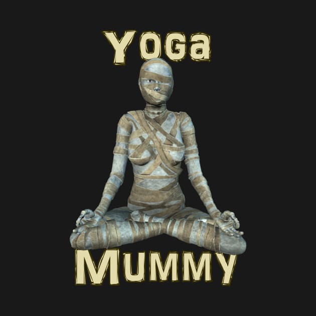 Yoga Mummy Fire Log Pose by Captain Peter Designs