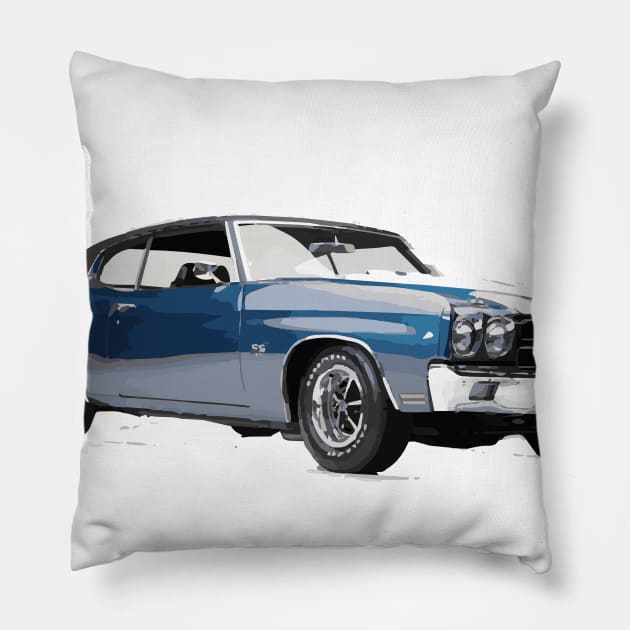 1970 chevelle ss Pillow by RedValley