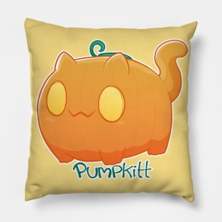 Pumpkitt the Pumpkin Cat Pillow