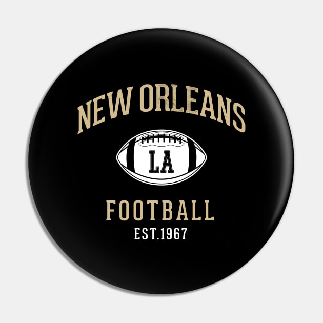 NFL New Orleans Saints Vintage Tailgate Party Pin by BooTeeQue