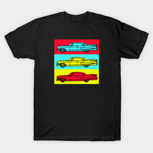 Discover Pop Cadillacs - Classic Cars - T-Shirt