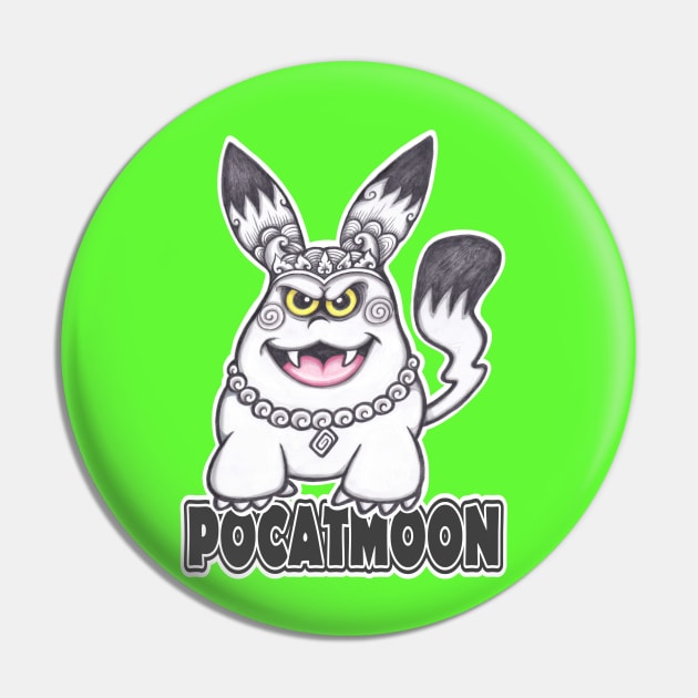 Pocatmoon decorative monster Pin by tsign703