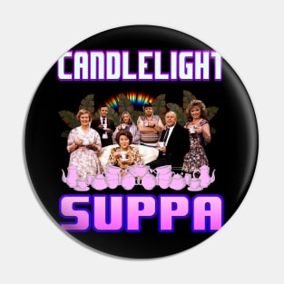 hyacinth buket candlelight supper Pin