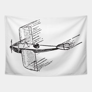 Plane Retro / Vintage Tapestry