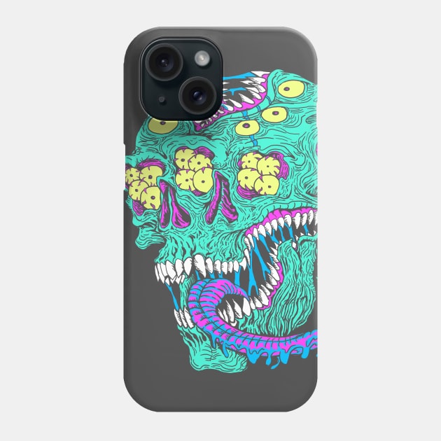 Skull Monster Phone Case by Robisrael