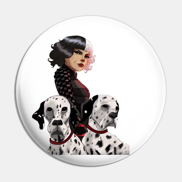 CRUELLA Pin by CG Fan Art