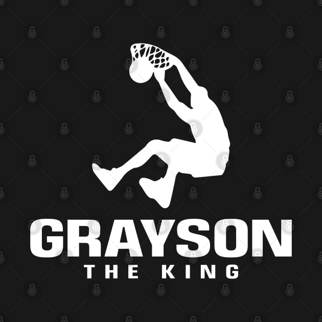 Grayson Custom Player Basketball Your Name The King by Baseball Your Name