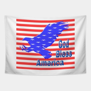Red White and Blue Patriotic Decoration - Tapestry