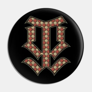 Gothic Checkerboard Symbol Pin