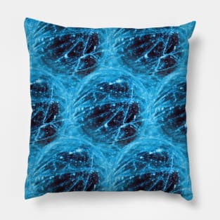 Blue Diamond Gemstone Crystal Pillow