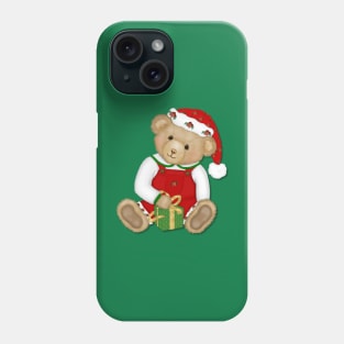 Teddy Bear Boy Beary Merry Christmas Phone Case