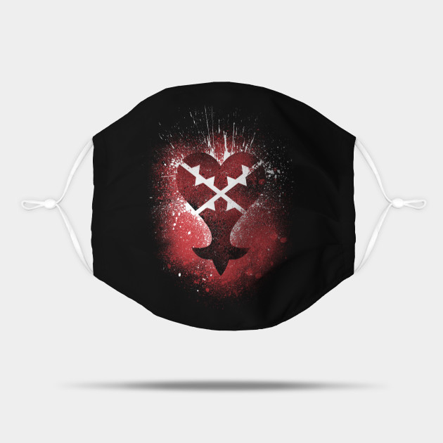 Kingdom Hearts Brushed Heartless Emblem Kingdomhearts Mask Teepublic Au Pureblood and the artificially created emblem heartless. teepublic